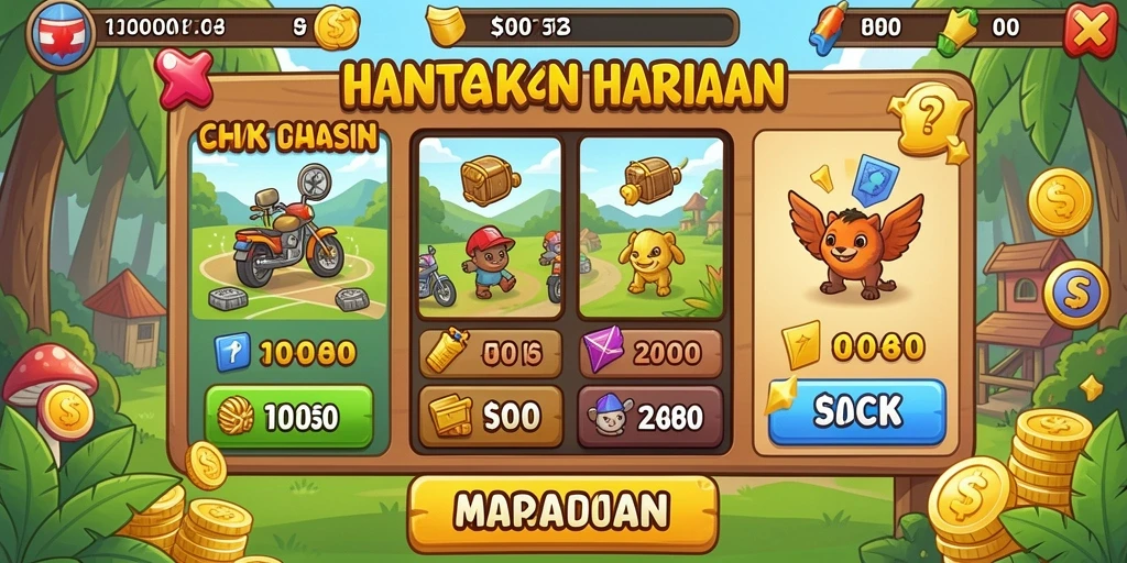 Tampilan antarmuka yang menarik dan mudah digunakan.