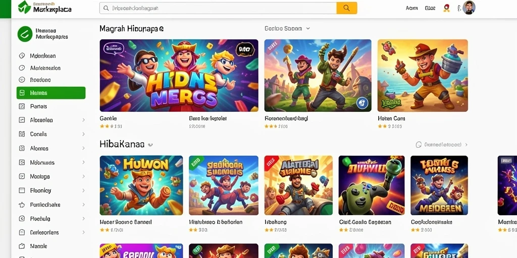 Screenshot menunjukkan karakter utama di tengah petualangan.