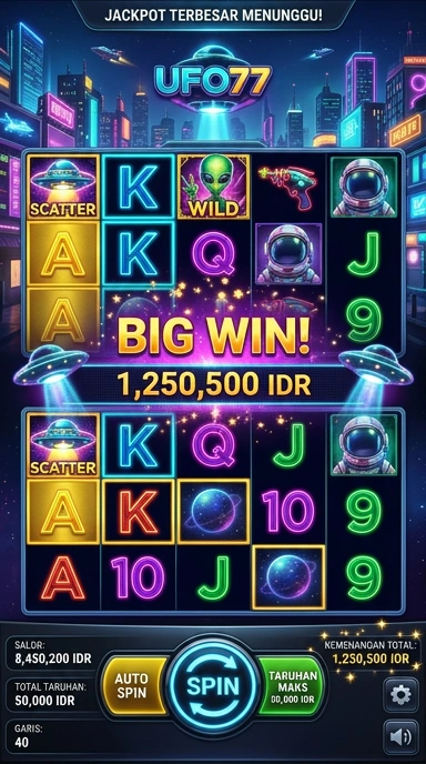 Galeri pratinjau visual ufo77 build APK resmi terbaru